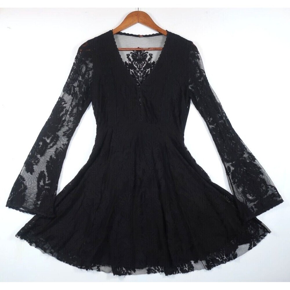 DO NOT BUY Reign Over Me Lace Mini Dress Fit & Flare - Picture 4 of 16